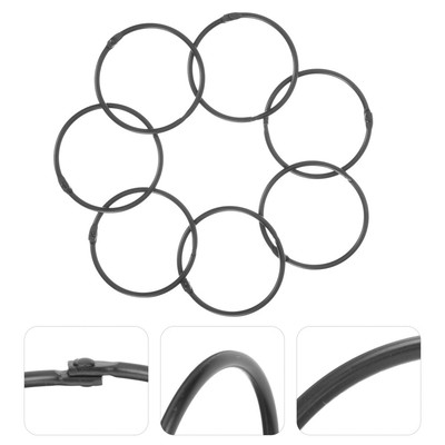 30 Pcs Hanging Curtain Rings Guest Bathroom Essentials Drapery Rings