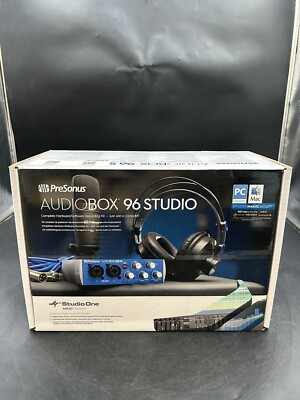PreSonus AudioBox 96 25th Anniversary Studio Recording Bundle - New in open box