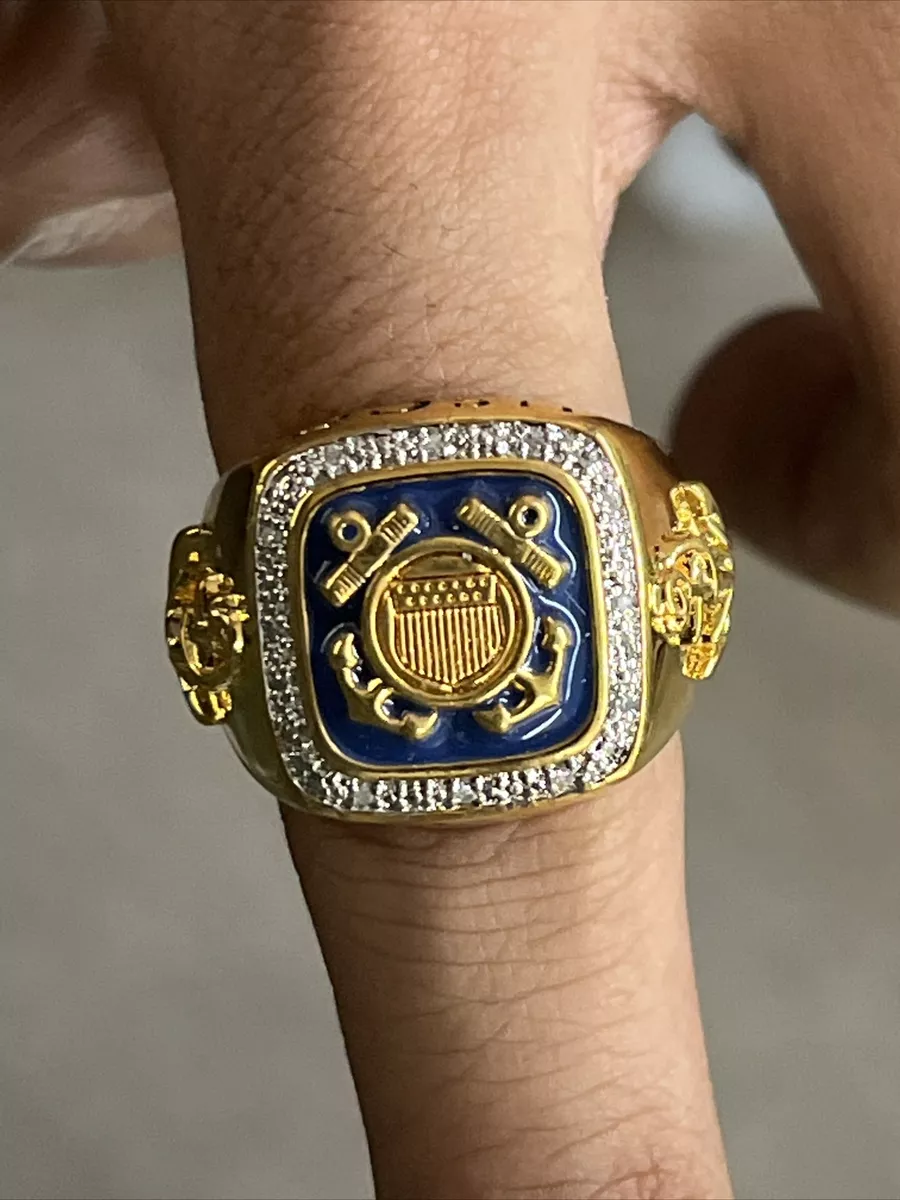 Coast guard hotsell military rings