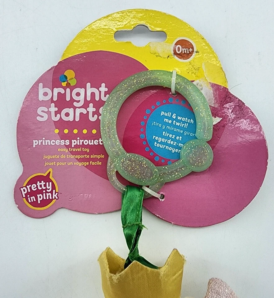 Bailarina de juguete Bright Starts Princesa Pirueta fácil giro tirador Foto 2 de 4