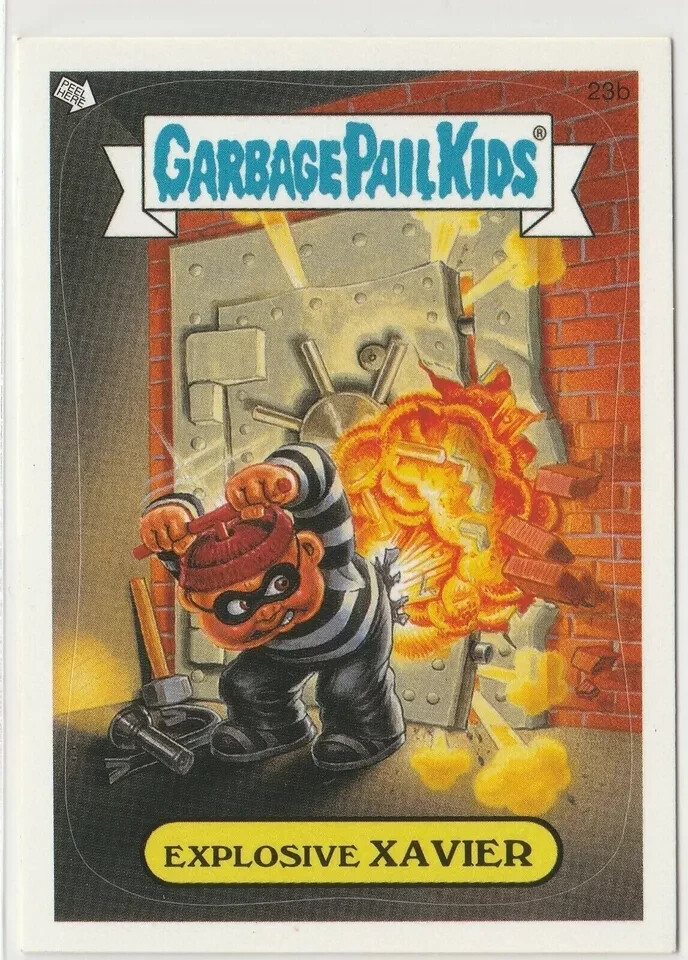 Explosive Xavier #23b Garbage Pail Kids GPK 2005 ANS4 All-New Series 4
