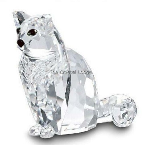 SWAROVSKI CRYSTAL CAT SITTING 160799 MINT BOXED RETIRED RARE - Picture 9 of 9