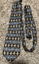 Classic Geoffrey Beene 58  Men  s Tie 100 Silk Fabric From Italy Made in US NY
