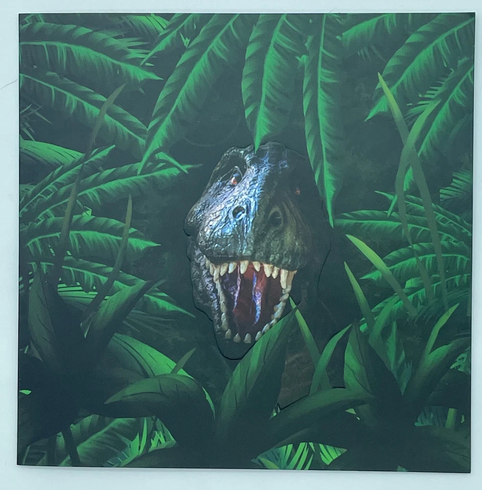 Angry T-rex 3D Pop Up Card Dinosaur Jurassic Park Tyrannosaurus - Image 4 of 4