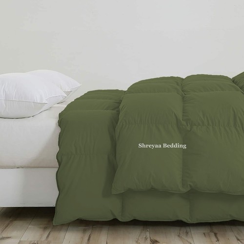 3 PCs Comforter Set Down Alternative 400 GSM Egyptian Cotton Multiple Colors - Picture 78 of 312
