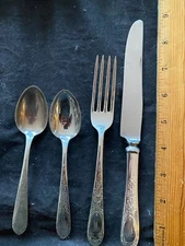 KIRK STERLING  PRIMROSE 7 SETTINGS  5 PIECES PER SETTING 45 PCS. MONO'ED. M OR W