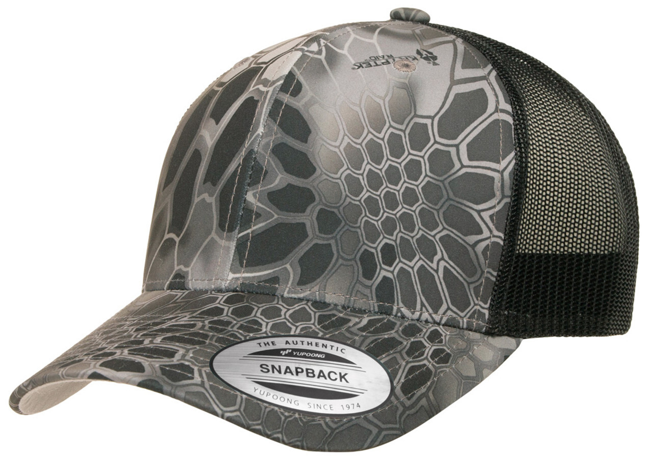 YUPOONG Classic KRYPTEK 6-Panel SNAPBACK Trucker Camo Baseball Cap New!