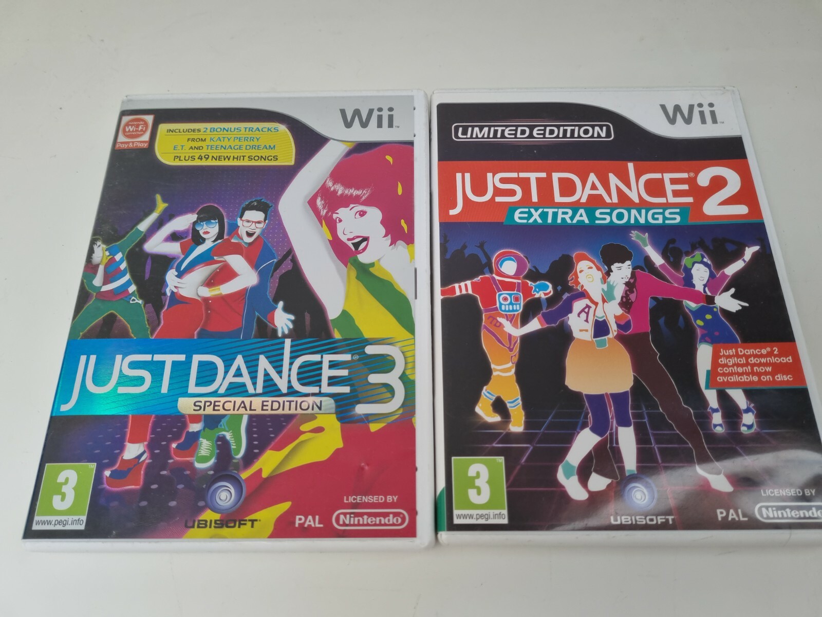 x2 Bundle Just Dance 2 Extra Songs & Just Dance 3 Special Edition
