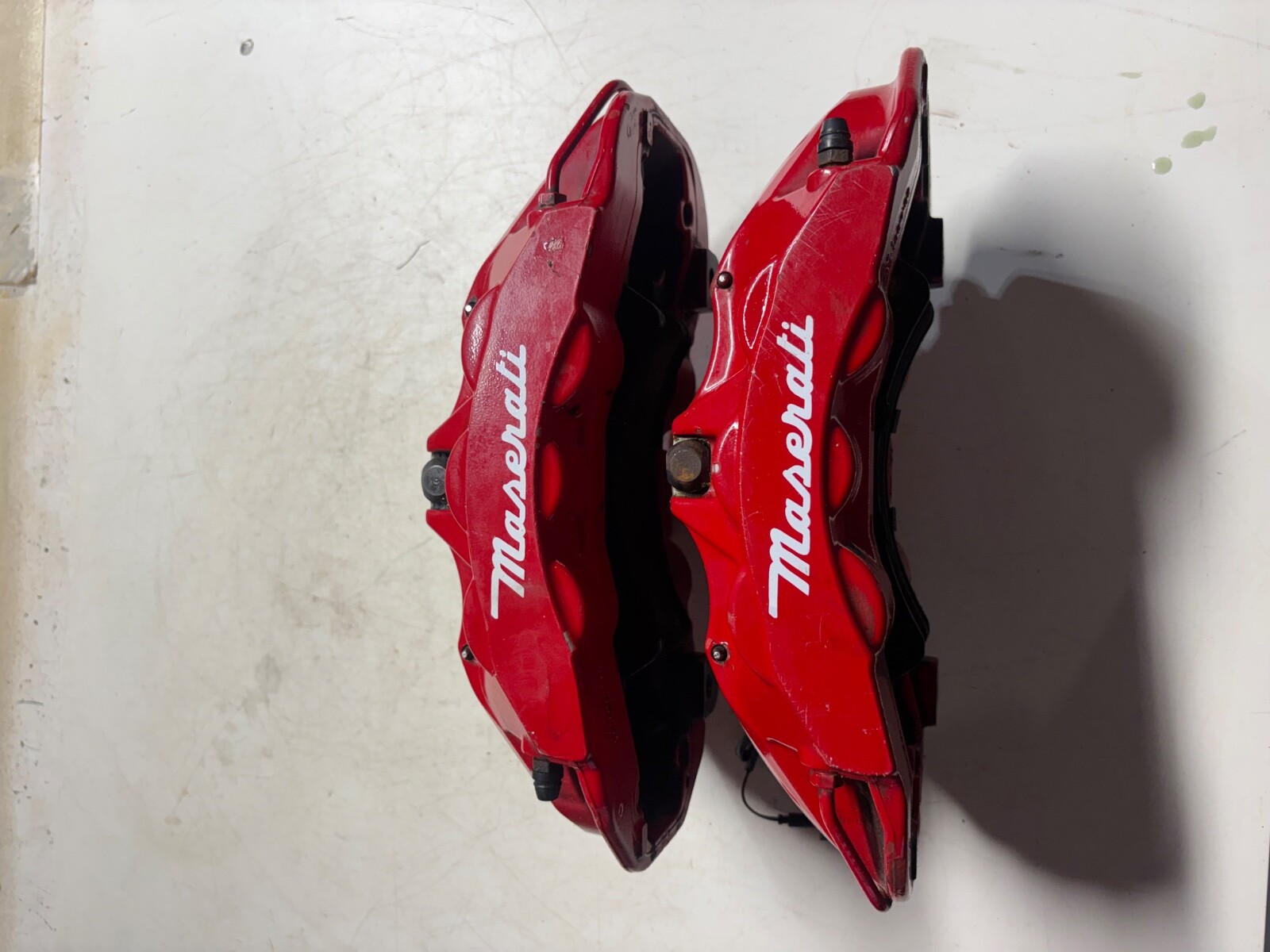 Maserati Ghibli SQ4 GTS Front Red Brembo Brake Caliper OEM