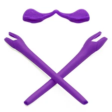 hdhut Purple Rubber Replacement Ear Socks & Nose Piece for-Oakley Radar EV Path