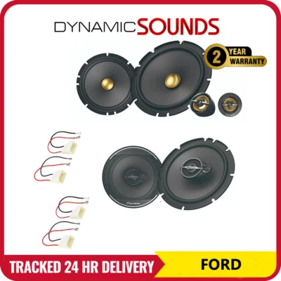 Ford Focus Mk3 Pioneer Front and Rear Door Speaker Upgrade Kit + Wiring Adaptors