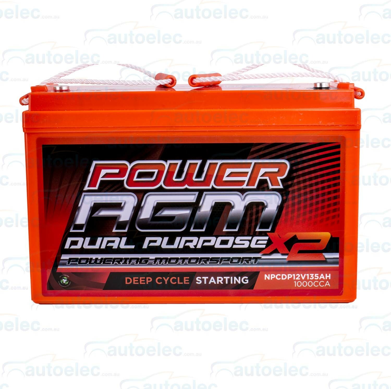 135 Amp Hour Battery Agm 12V Volt Starter & Deep Cycle Dual Purpose