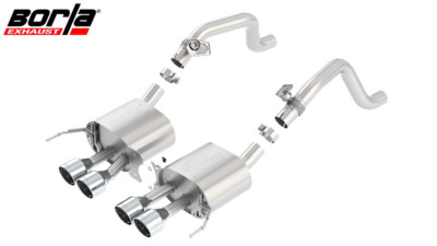 Borla ATAK Axle-Back Exhaust System For 2014-2019 Chevrolet Corvette C7 6.2L