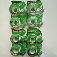Scotch R Magic TM Tape in Dispensers 3/4in. x 600in W/Dispenser 4 Pack