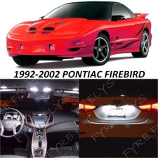 9 White LED Interior Lights Package Kit for 1993-2002 Pontiac Firebird +Tool PF1