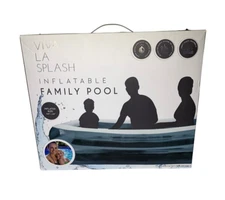 Viva La Splash Inflatable Family Pool. Brand new In Box. 103"x69"