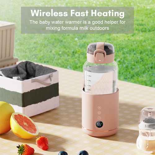 300ML Baby Bottle Warmer Baby Water Warmer Portable Milk Warmer With Temperature - Picture 11 of 12