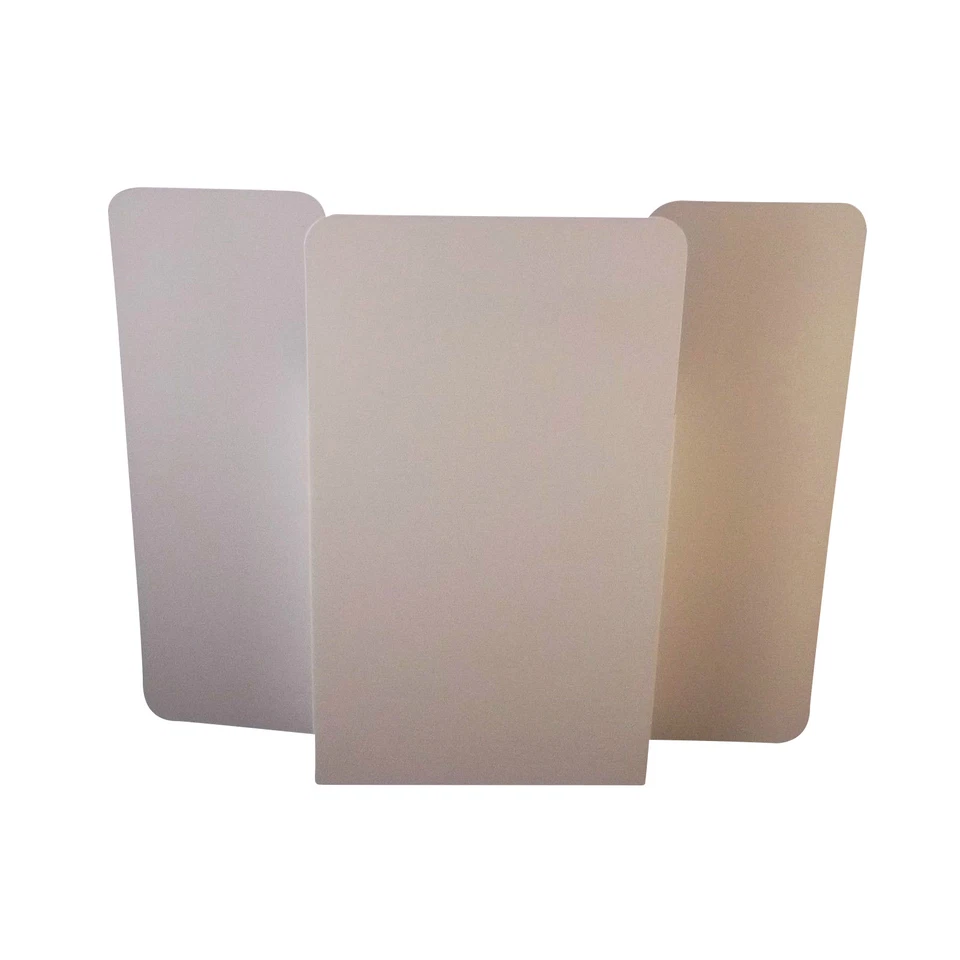 STELLA CRAFTS 8" x 8" Bi Fold Card Blanks & Envelopes - 5 Pack - 300gsm White Card