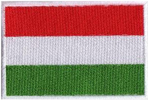 Ecusson patche Hongrie patch drapeau HONGROIS 70 x 45 mm brodé à coudre - Photo 6/6