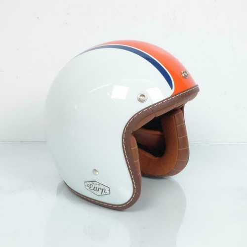 Casco Jet Bianco Rosso Torx Per Uomo Donna Taglia M Wyatt Earp Gulf Moto  Custom | eBay