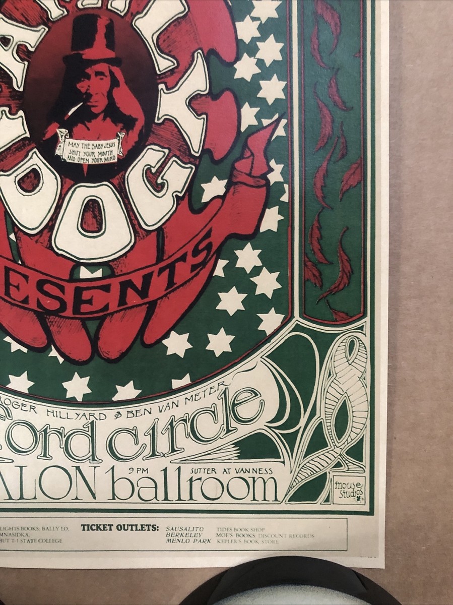 The Grateful Dead Family Dog Avalon Ballroom Oxford Circle Poster