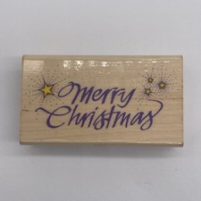 Hero Arts Merry Christmas Rubber Stamp
