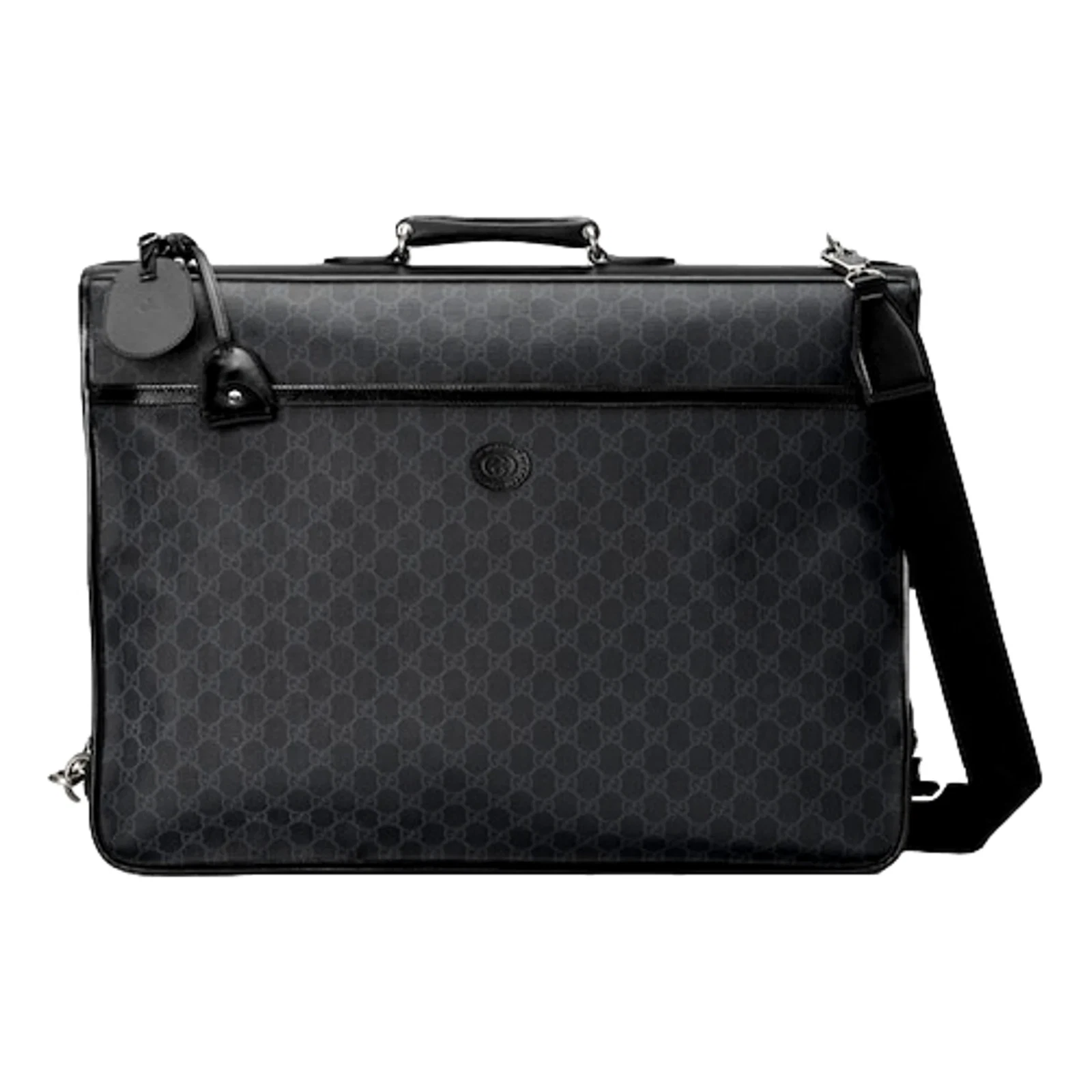 Gucci Vêtement Costume Sac Voyage Enclenché GG Supreme Noir Holdall 32917G