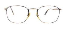 Alaska Adventure 128 Square Metal European Vintage Eyeglasses Frames 1990s Italy