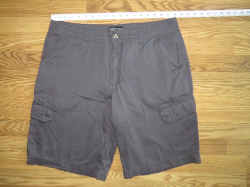 Murmeltier Herren 36 x 11,5 Baumwollmischung Shorts ~ GRAU