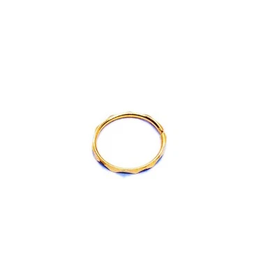 14K Gelbgold Nasenstecker | Klassischer Nasenring | Feiner Piercing Schmuck - Bild 1 von 4