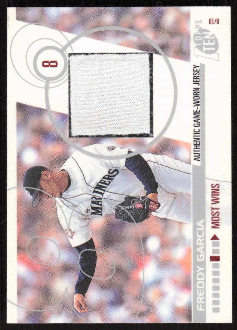 2002 Topps Ten Relics #TTR-FG Freddy Garcia MEM