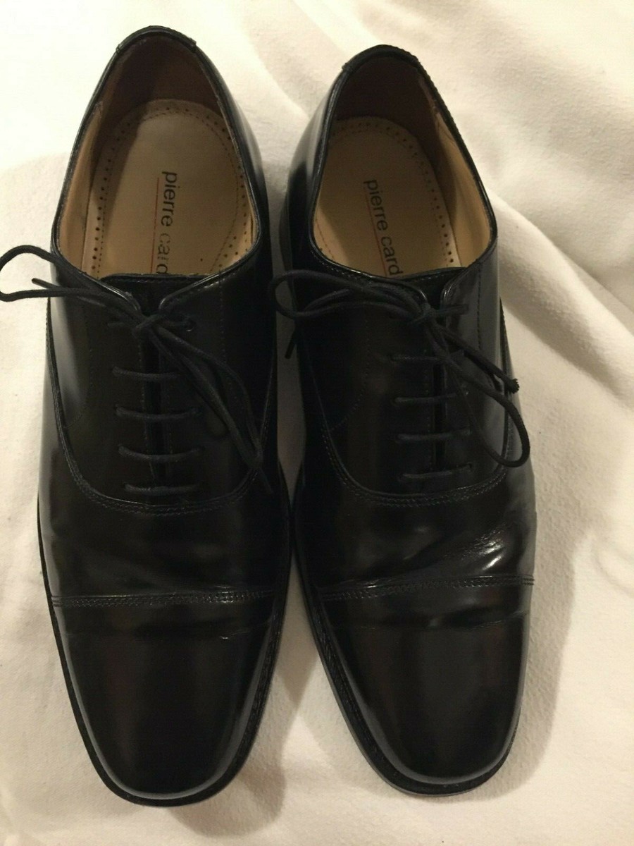 Pierre Cardin men black shoes size 8.5 PIERRE CARDIN FORMAL MEN BLACK SHOE , Sz 8.5M, Good  main image 3