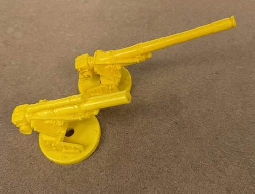 Vintage Marx Toys Navarone Playset Yellow Guns Cannons Large and small