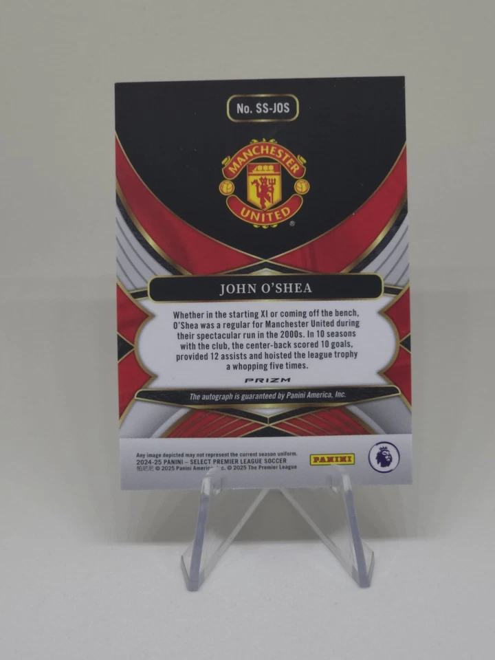 John O'shea Autograph 2024-25 Select Premier League - Image 2 of 2