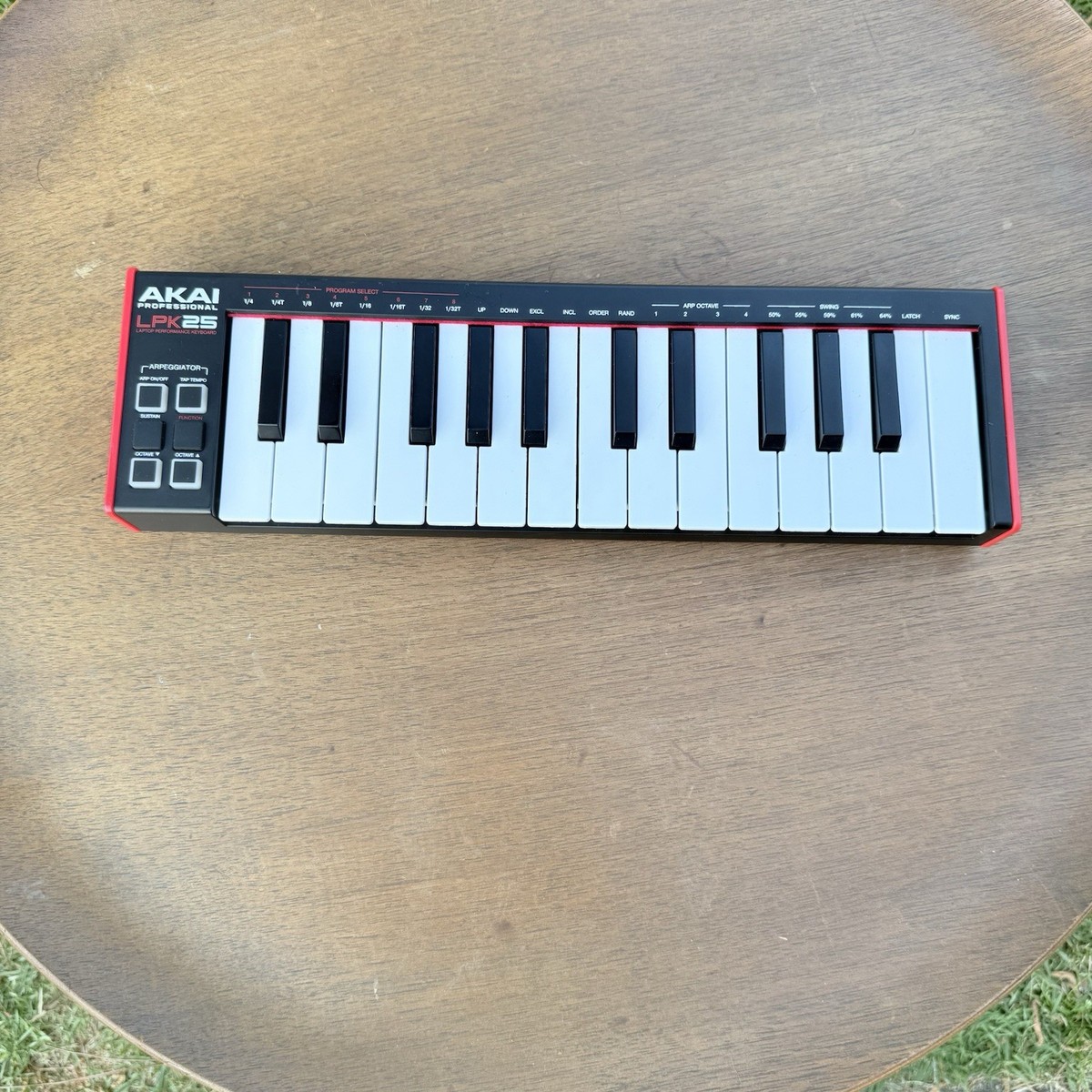 Akai Professional LPK25 MIDI Keyboard Controller Red 25-Key USB