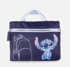 New Disney X Primark Stitch Foldable Travel Backpack NWT