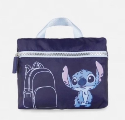 New Disney X Primark Stitch Foldable Travel Backpack NWT