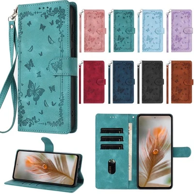 Flip Gemustert HandyHülle Book Kunstleder Wallet Tasche Schutzhülle Case Etui CE - Bild 1 von 4