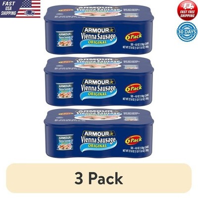 Vienna Sausage Canned Meat Gluten Free Camping Food Snack Convenience Pack New