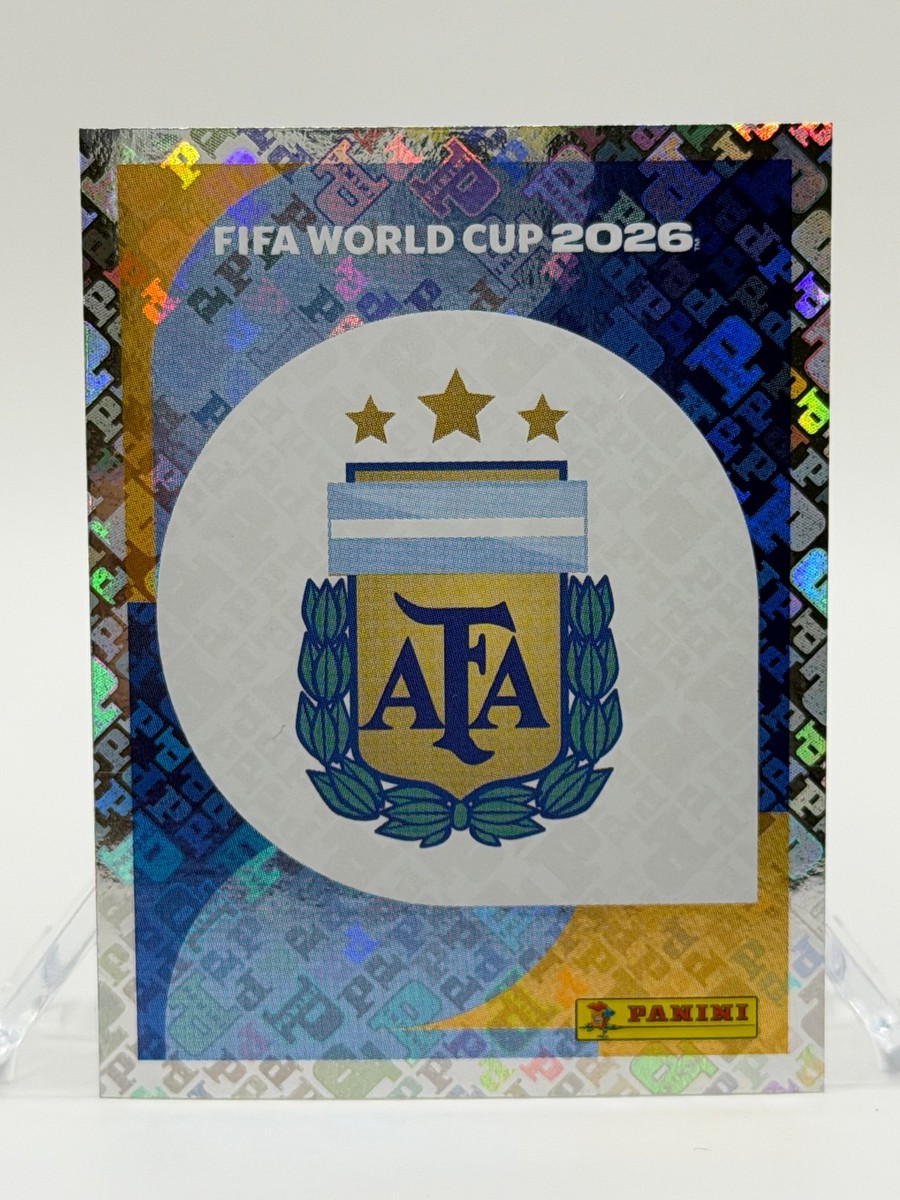 2026 Panini FIFA World Cup Argentina Team Logo Holo Foil Sticker
