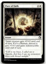 MTG Flare of Faith C Innistrad: Midnight Hunt 19 LP