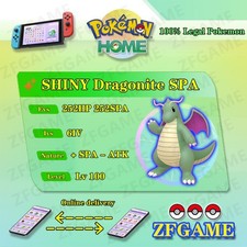 ✨6IV SHINY Dragonite SPA + EVS🚀 POKEMON HOME✨Champions✨Online delivery⚡