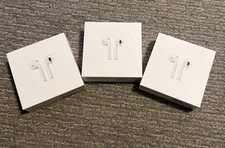 3 x Apple AirPods Original 2nd Gen EMPTY BOX ONLY Tray + Manual **NO AIRPODS** 