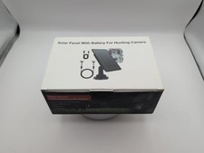 Solar Panel W/Battery For Trail Camera 6V/12V 5000mAh - New Hunting Cam Power