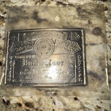 BudweiserBelt Buckle, From The 70  s Never Used Or Removed From Plastic