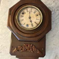 Antique Wall Clock, That Still Works, Most Likely From 1890’s