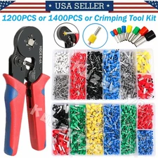 1200/1400PCS Insulated Pin Cord End Wire Ferrule Terminals Crimp Connectors Kit