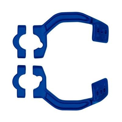 RACETECH HANDGUARD MOUNT KIT ALUMINIUM BLUE W/ HARDWARE DUAL EVO/FLX/VERTIGO