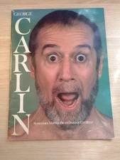 RARE Sometimes a Little Brain Damage Can Help George Carlin (1984) SEE PHOTOS
