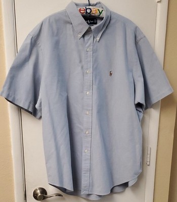 Polo Ralph Lauren Classic  Fit  Oxford Blue Flush Pony Chambray 2XL Preppy